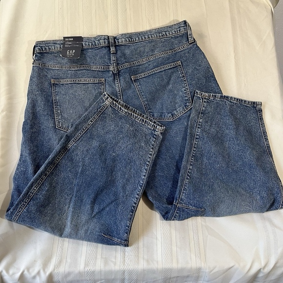 NWT GAP Barrel Jeans Size 20/35R Relaxed Fit High Rise Tapered Boho Skater - Picture 12 of 12